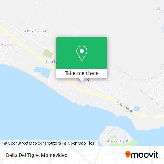 Delta Del Tigre map
