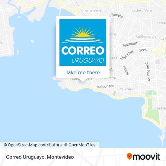 Correo Uruguayo map