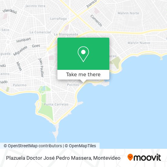 Plazuela Doctor José Pedro Massera map