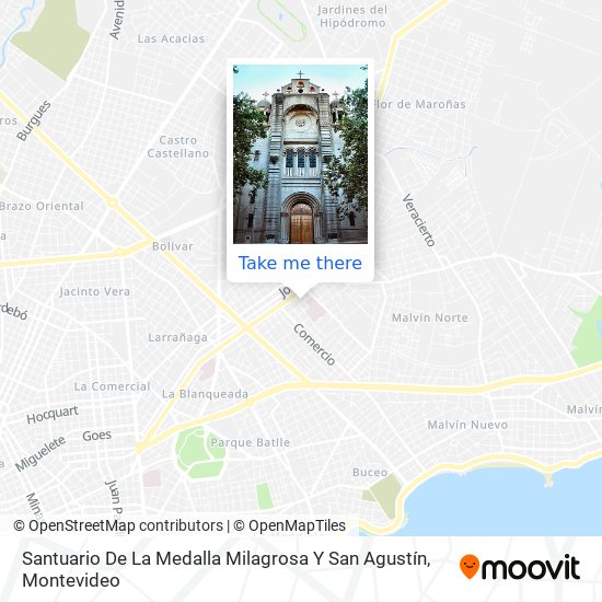 Santuario De La Medalla Milagrosa Y San Agustín map