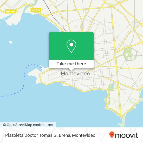 Mapa de Plazoleta Doctor Tomas G. Brena