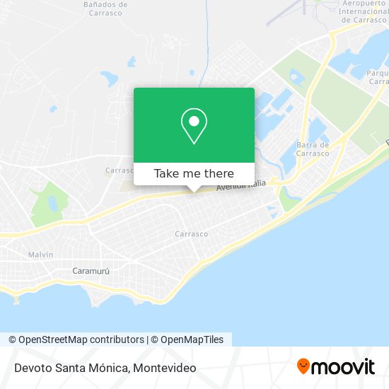 Devoto Santa Mónica map