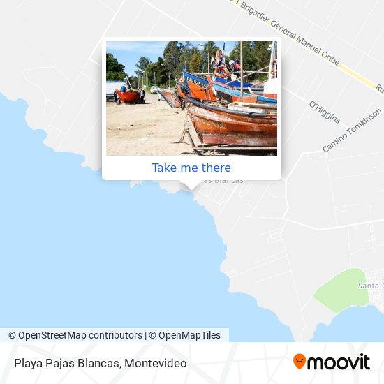 Playa Pajas Blancas map