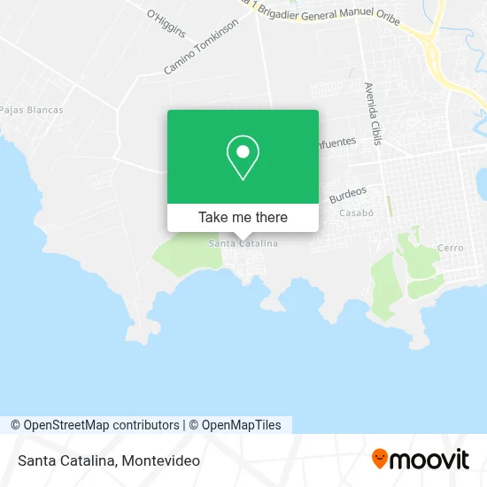 Santa Catalina map