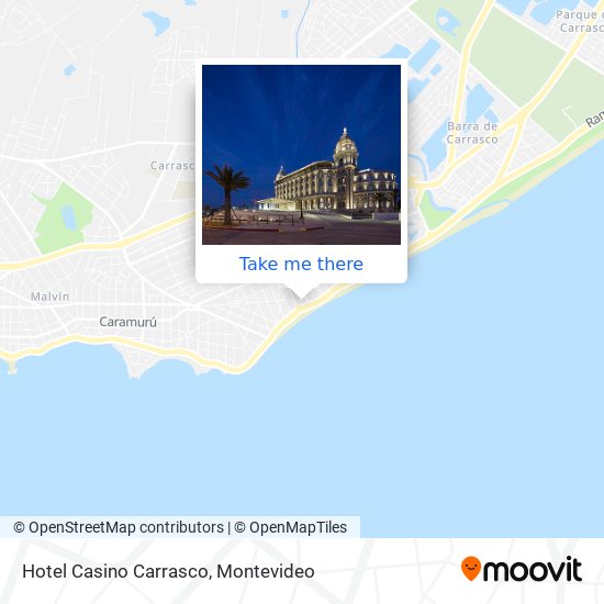 Hotel Casino Carrasco map