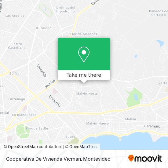 Cooperativa De Vivienda Vicman map