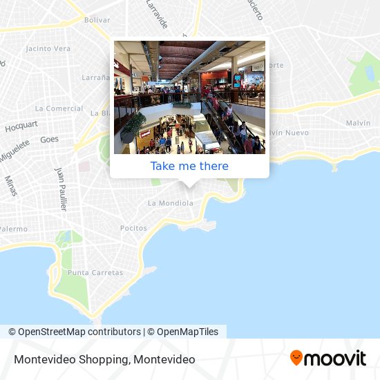 Montevideo Shopping map