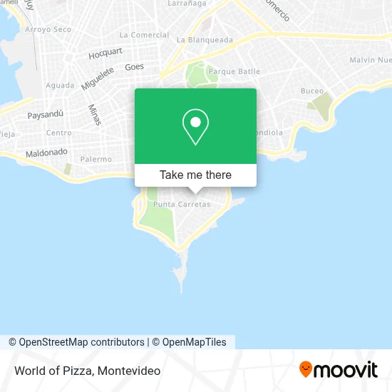 Il Mondo Della Pizza map