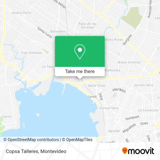 Copsa Talleres map