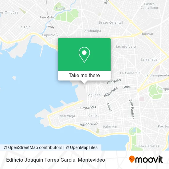 Mapa de Edificio Joaquín Torres García