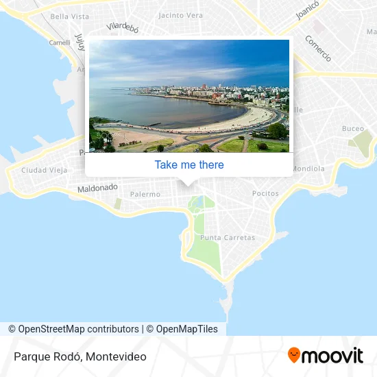 Parque Rodó map