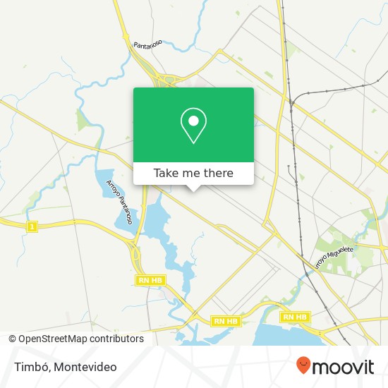 Timbó map