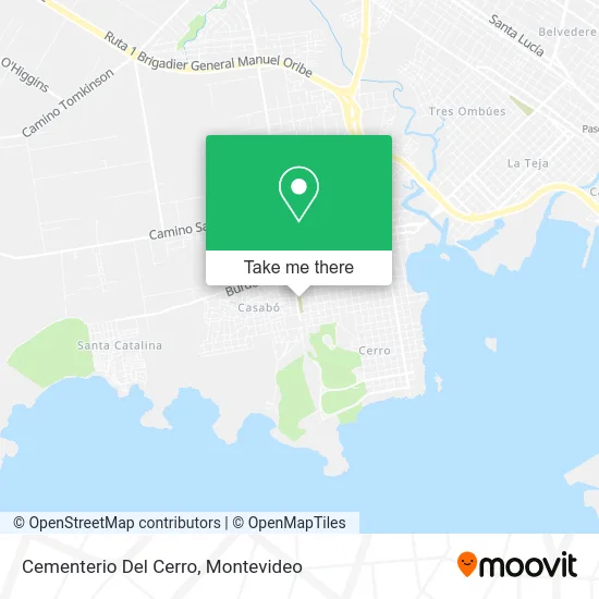 Cementerio Del Cerro map