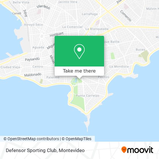 Mapa de Defensor Sporting Club