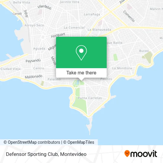 Defensor Sporting Club map