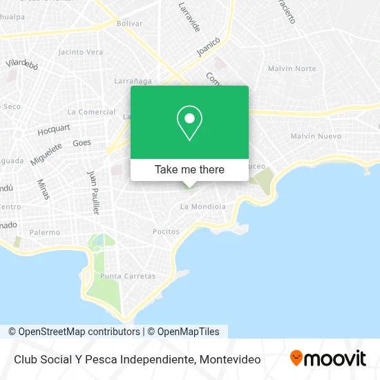 Club Social Y Pesca Independiente map