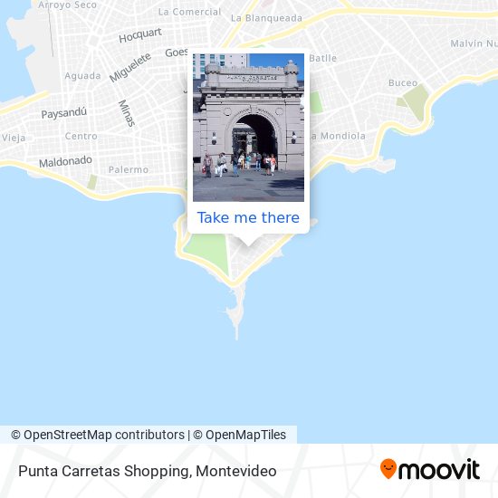 Punta Carretas Shopping map