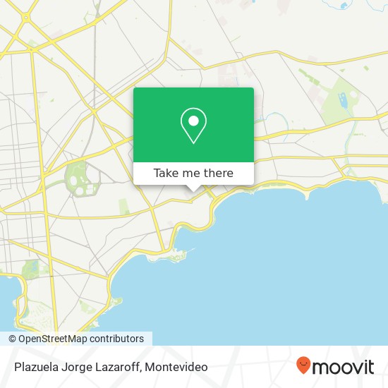 Plazuela Jorge Lazaroff map