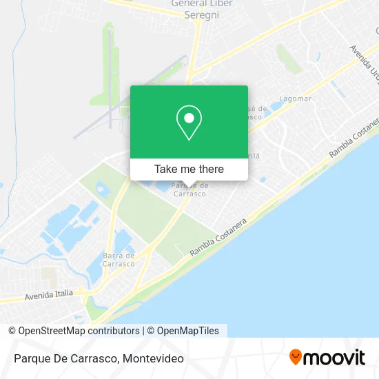 Mapa de Parque De Carrasco