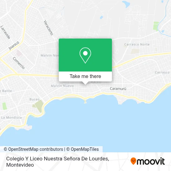 Colegio Y Liceo Nuestra Señora De Lourdes map
