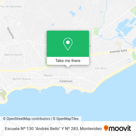 Escuela Nº 130 "Andrés Bello" Y Nº 283 map
