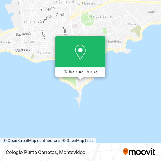 Colegio Punta Carretas map