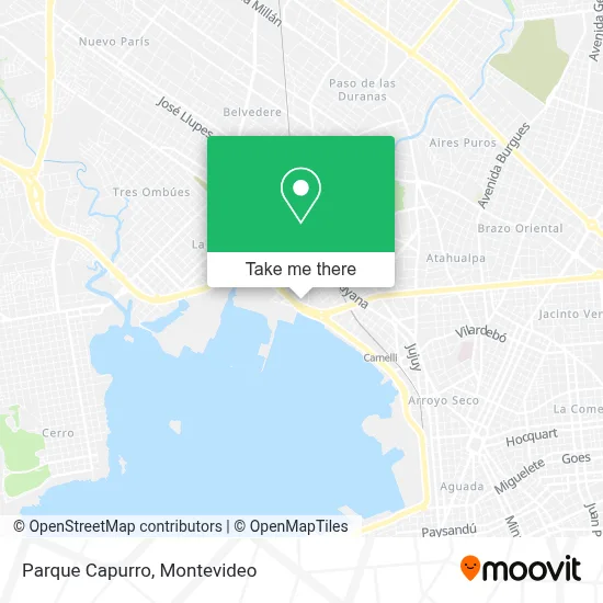 Parque Capurro map