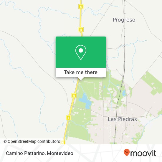 Camino Pattarino map
