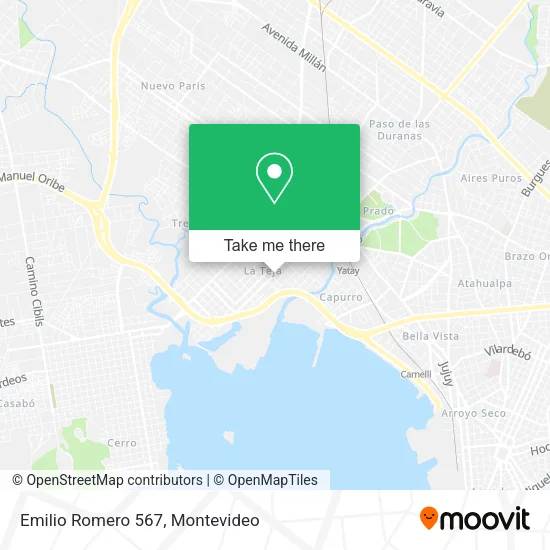 Mapa de Emilio Romero 567