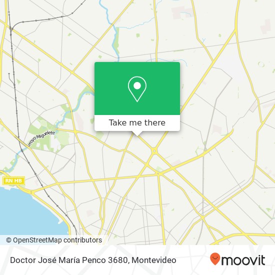 Doctor José María Penco 3680 map