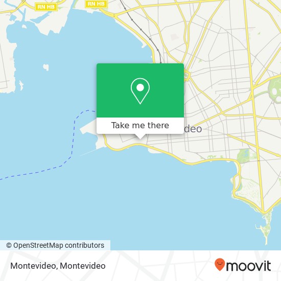 Montevideo map