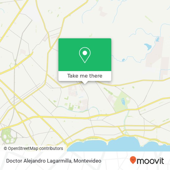 Doctor Alejandro Lagarmilla map