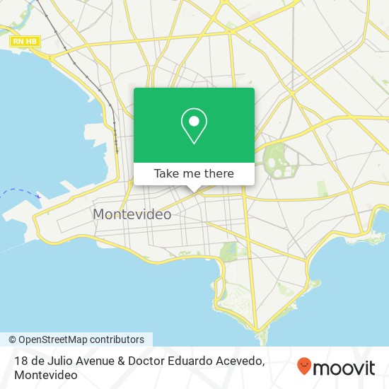 18 de Julio Avenue & Doctor Eduardo Acevedo map