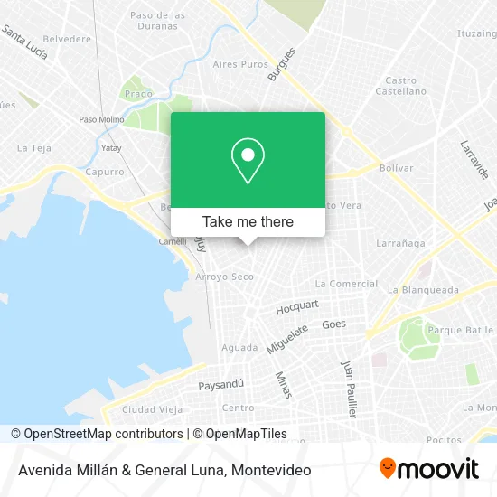 Mapa de Avenida Millán & General Luna