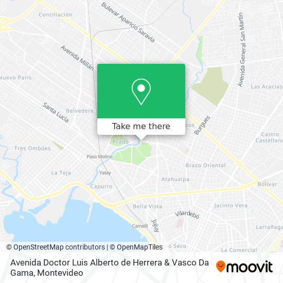 Avenida Doctor Luis Alberto de Herrera & Vasco Da Gama map