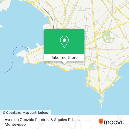 Avenida Gonzalo Ramírez & Aquiles R. Lanza map