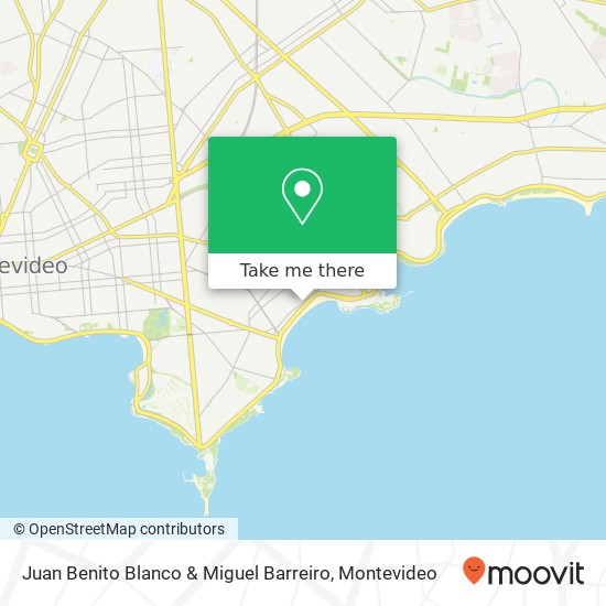 Juan Benito Blanco & Miguel Barreiro map