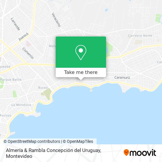 Almería & Rambla Concepción del Uruguay map