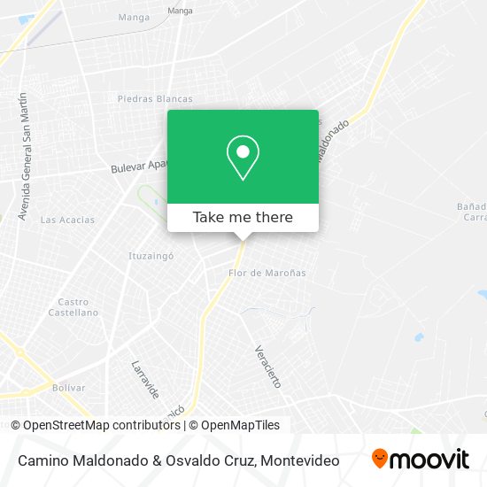 Camino Maldonado & Osvaldo Cruz map