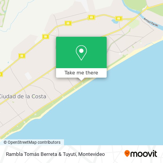 Rambla Tomás Berreta & Tuyutí map