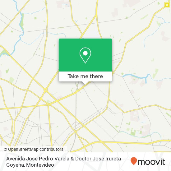 Avenida José Pedro Varela & Doctor José Irureta Goyena map