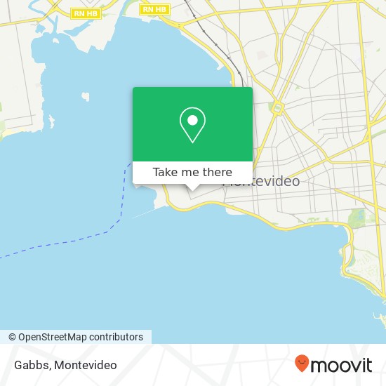 Gabbs, 1367 Alzaibar Ciudad Vieja, Montevideo, 11000 map