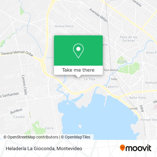 Heladería La Gioconda map