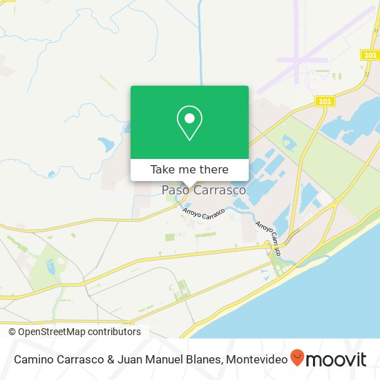 Camino Carrasco & Juan Manuel Blanes map