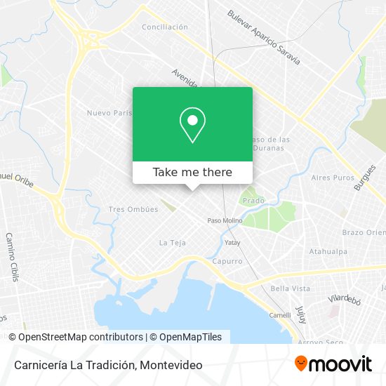 Carnicería La Tradición map