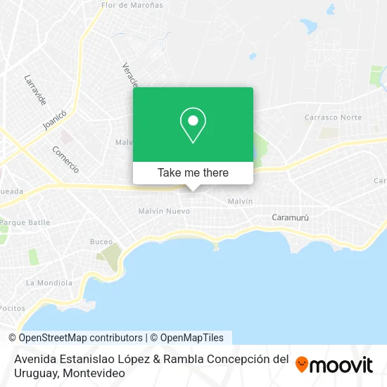 Mapa de Avenida Estanislao López & Rambla Concepción del Uruguay