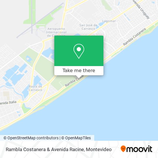 Rambla Costanera & Avenida Racine map