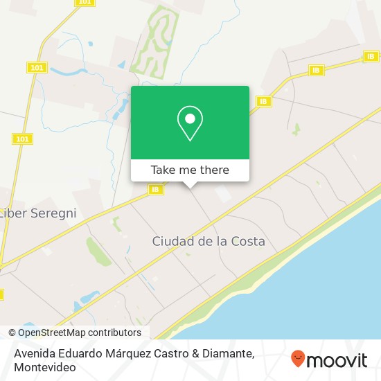 Avenida Eduardo Márquez Castro & Diamante map