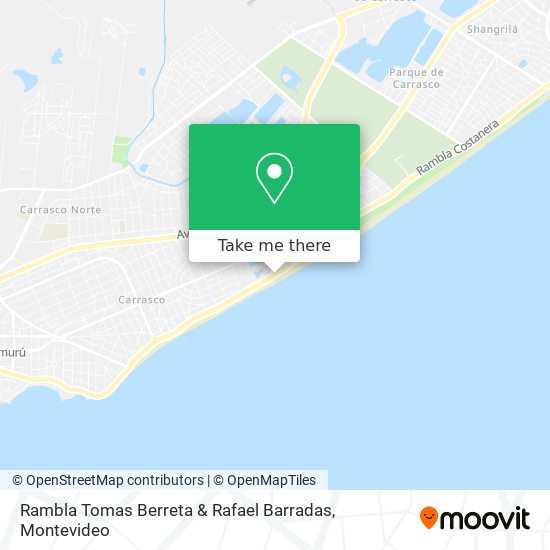 Rambla Tomas Berreta & Rafael Barradas map