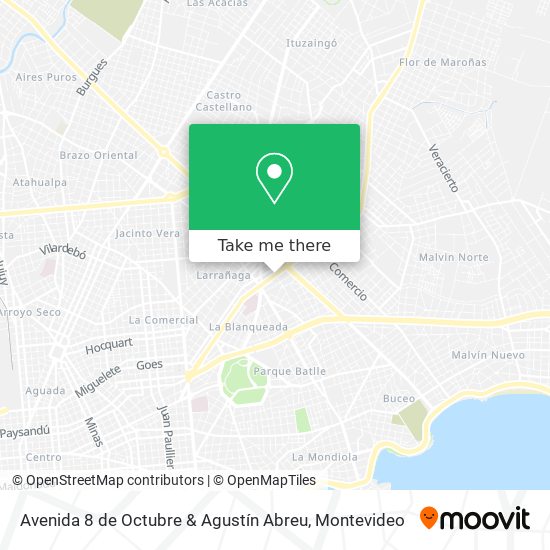 Avenida 8 de Octubre & Agustín Abreu map